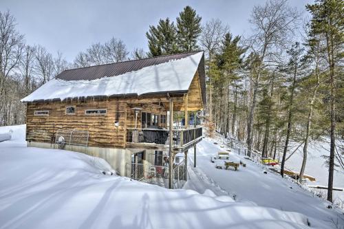 Adirondack Cabin on Private Lake Near Glenfield!