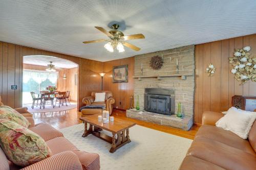 Haysi Nature Getaway with Fire Pit and On-Site Creek! in Haysi, USA
