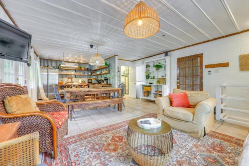 Bohemian New Braunfels Home with River Access! in New Braunfels, USA
