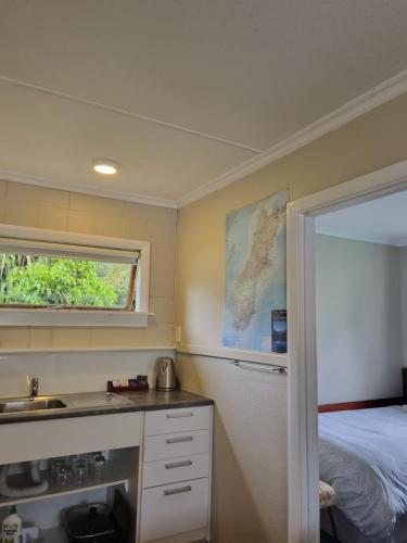 ห้องครัว, Burkes Pass Country Motel in เบิร์กส์พาส