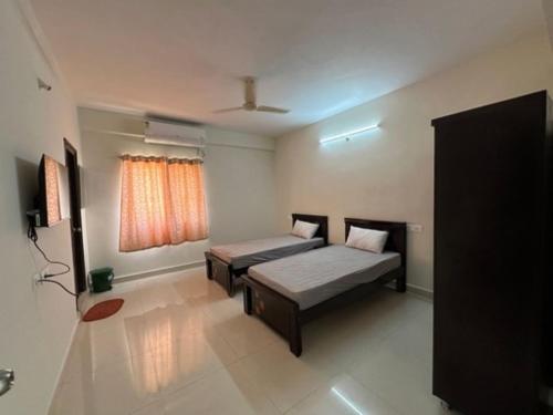 1 double bed
