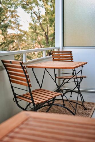 Balkons/terase, Pößnecker Werkstätten -Tessenow Wohnung (Poßnecker Werkstatten -Tessenow Wohnung) in Possneck