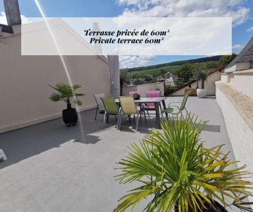 Terrasse 86 - Terrasse & Climatisation - 4-6 personnes - BnB Epernay