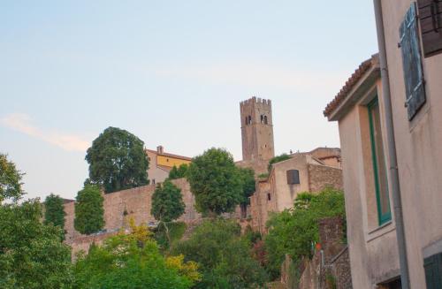 Kilátás, Houses of Motovun in Motovun
