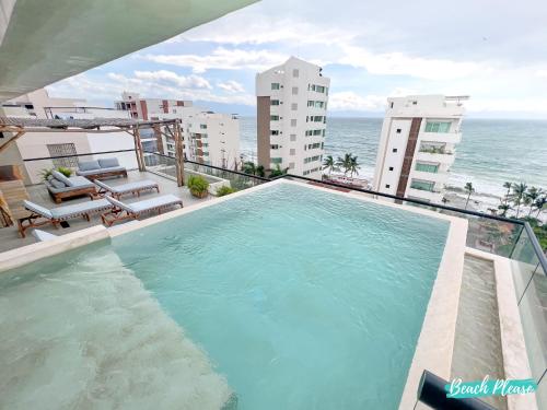 Arenka - 2BR w Private Pool & Sunset Rooftop in Bucerías, Mexico