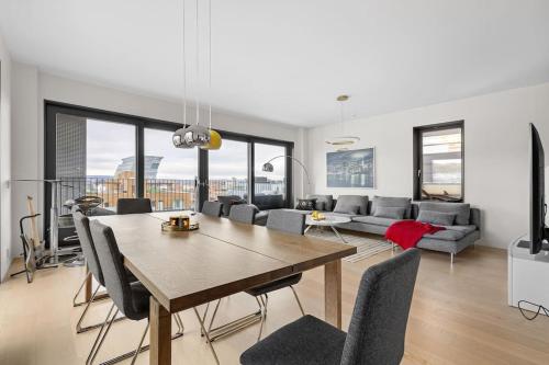 Modern 3bed room sea view apartment @ Oslo Barcode, Oslo