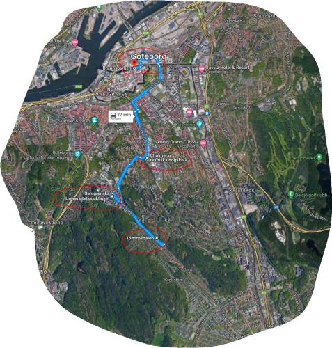 90 m2 charmig källarlägenhet nära natur och stad