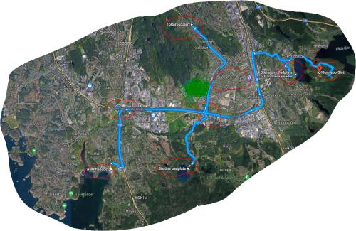 90 m2 charmig källarlägenhet nära natur och stad