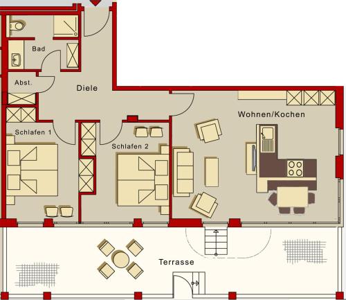 Düsseldorfer Hof Wohnung A3 Ney Loft - image 5