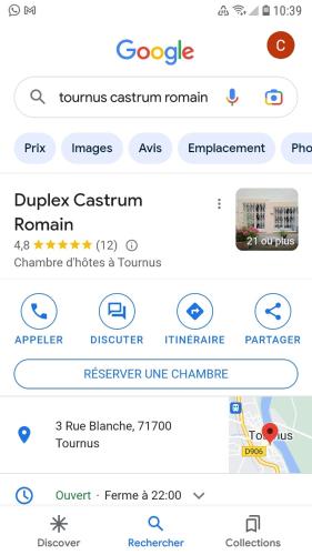 Tournus Castrum Romain - Duplex 54 m2 - 3 Étoiles - petit box vélo - 5mn Autoroute