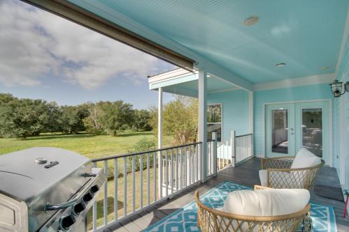 Sunny Waveland Home Rental with Pool Walk to Beach!