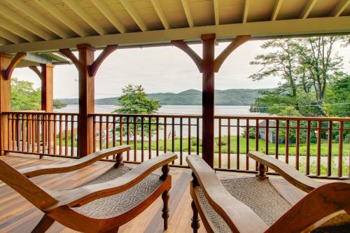 Serene Silver Bay Home on Lake George w/ Boat Slip in Hague