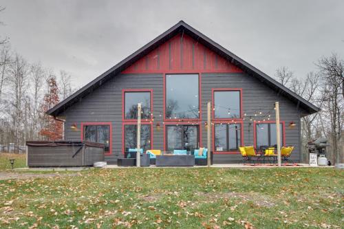 Modern Lakeside Chalet on Crow Wing Chain w/ Dock! in Nevis