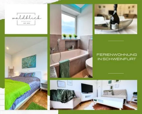 4-Sterne Ferienwohnung Waldblick Schweinfurt in Schweinfurt, Deutschland