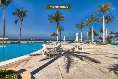 Oceanfront 2BR Condo with Private Terrace - Beach View in Puerto Vallarta, Mexico