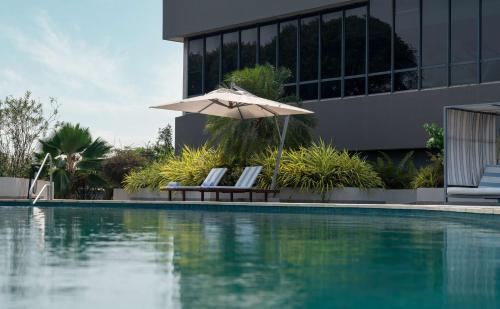 Uitzicht, Radisson Blu Okoume Palace Hotel, Libreville near Luchthaven Libreville