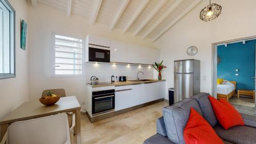 ห้องครัว, Les Maisons Cane 3 Maisons Vue Panoramique, Piscine & Jardin Tropical in ซานต์ โรเซ