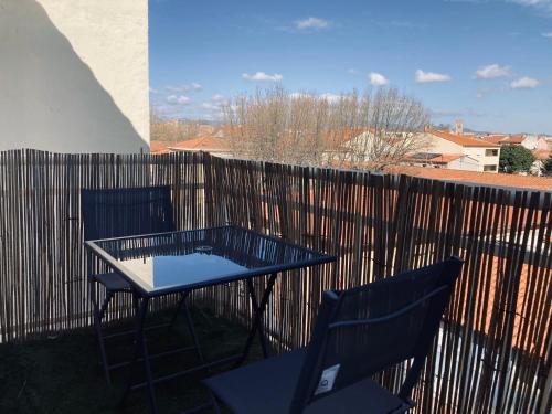 ระเบียง/ชานเรือน, Appartement 55m² avec vue sur Canigou et Parking in รีฟซาลต์