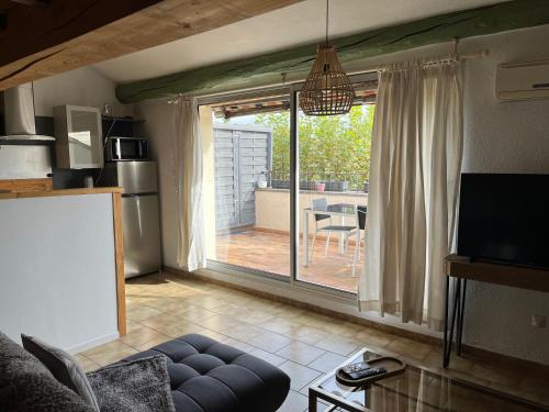 Duplex lumineux sur gde TERRASSE, BALNEO double, parking privé