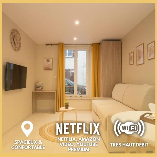 Le Lion - Plain-pied, WIFI, YT Premium - 2RFHomes - Location saisonnière - Château-Thierry