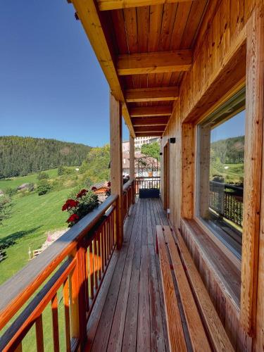 Balkons/terase, Maso Alpino con vista sulle Dolomiti in Ruffre