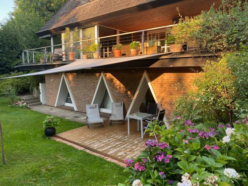Balkons/terase, Triangel in Schmilau