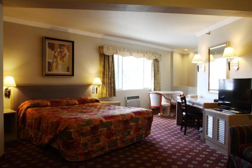 バスルーム, メトロ プラザ ホテル (Metro Plaza Hotel) in ロサンゼルス（CA）