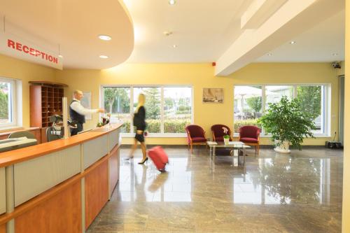 Lobby, Hotel Bettstadl in Ergolding
