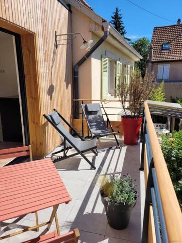 Appartement au coeur du Village avec terrasse in Wattwiller