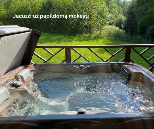 熱水浴池, Rubikiai Lux Ežero Namelis (Rubikiai Lux Ezero Namelis) in 魯比基埃