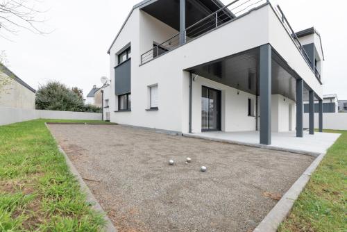 Viesnīcas āriene, Villa Vue Mer in Lanilduta