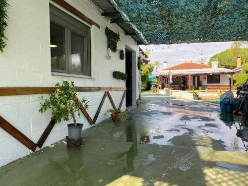 Guest house with shared pool.