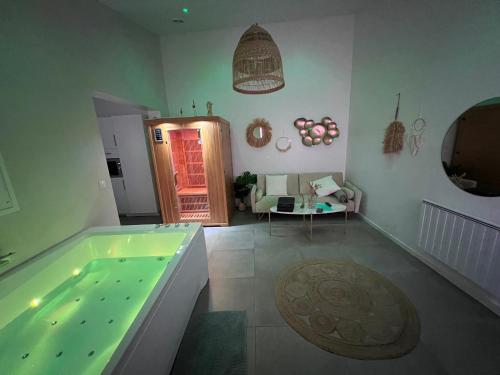 SPA JUNGLE gîte à louer Le Mesnil-Saint-Denis