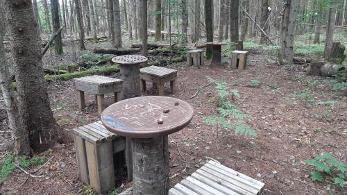 Le dôme des yourtes du petit ruisseau (Le dome des yourtes du petit ruisseau) in Saint-Damien (QC)
