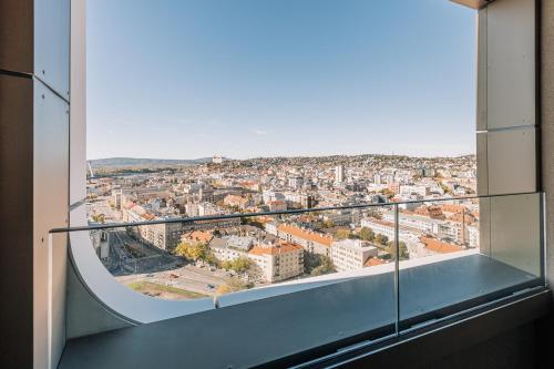 SKAU Sky Park Coral by Zaha Hadid 22 floor 1Tower Panoramic View Free Parking, Bratysława (zdjęcie 6)