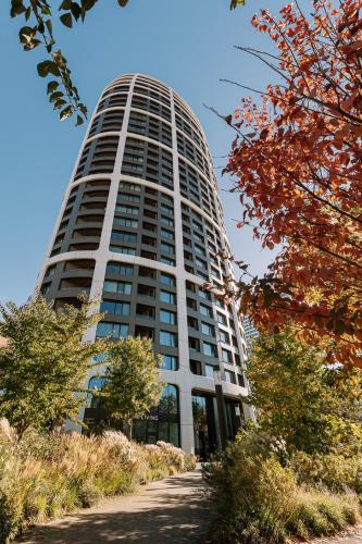SKAU Sky Park Green by Zaha Hadid 22 floor 1 Tower Panoramic View Free Parking, Bratislava