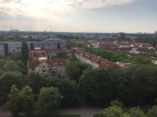 Schwabing-Studio great sunset view & balcony, Múnich (foto 11)