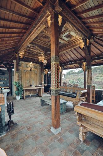 Restaurant, Tunjung Sari Villa Bedugul in Bedugul