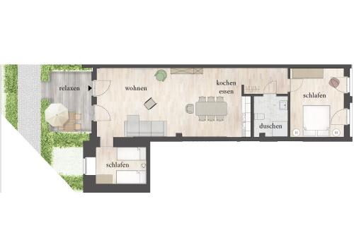 havelblau FERIENLOFTS Room Type - Two-Bedroom Apartment with Terrace - 6