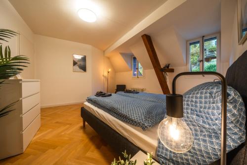 Old town apt in the heart of Thun with garden