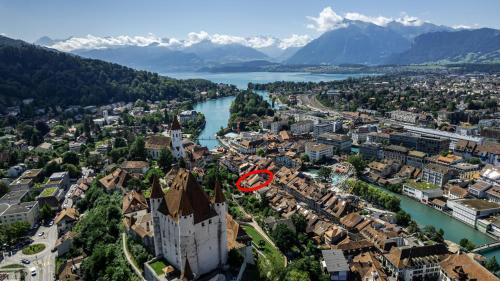 Old town apt in the heart of Thun with garden