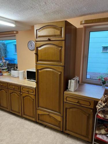 廚房, Ferienwohnung beim Dunzebacher Torturm in 埃施韋格