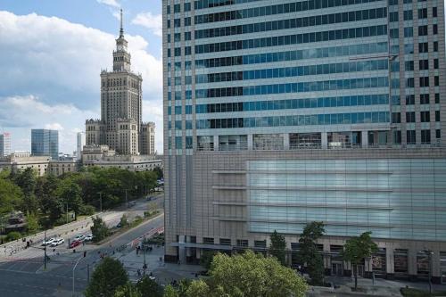 The Best View Private Apartment Emilii Plater 55, Warschau