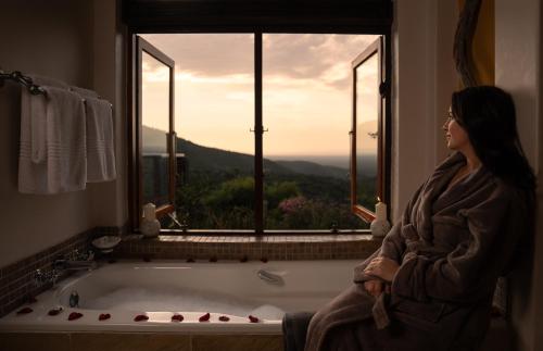 Hot tub, Kuzuko Lodge in Addo Elephant National Park