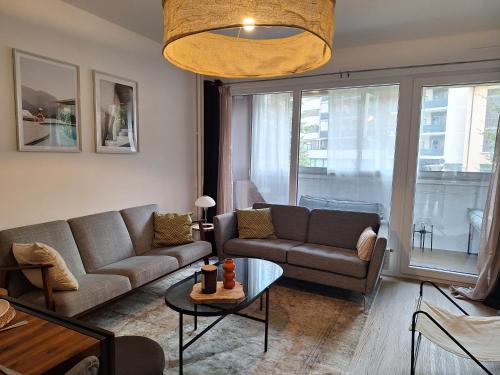 Grand appartement lumineux au cœur de Thonon - Location saisonnière - Thonon-les-Bains