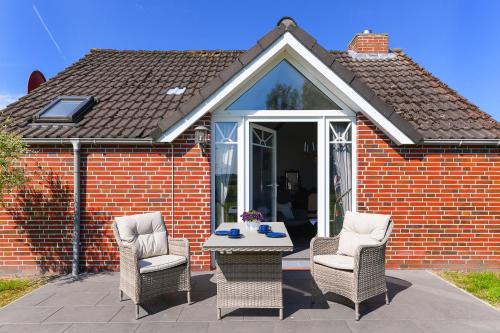 Viesnīcas āriene, Ferienhaus Nordseekate in Holtgast