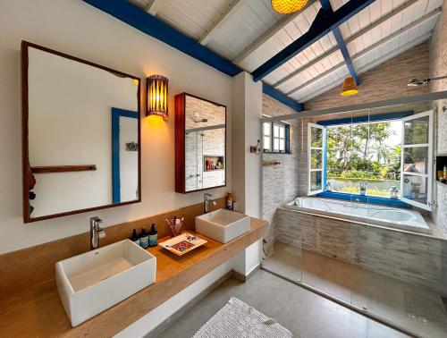 Badkamer, Casa prox a Praia de Santa Teresa, Ilhabela SP in Centro Historico