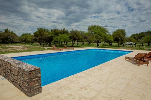 Swimming pool, Cabanas del Vinedo in La Paz