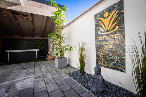 花園, Happy Island Luxury Apartman Sárvár (Happy Island Luxury Apartman Sarvar) in 蒂桑拉洛姆瓦洛斯