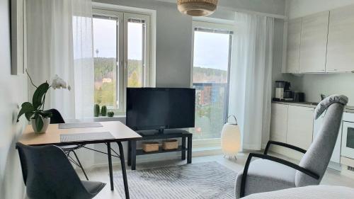 Studio 12 floor, Puijo landscape, Free parking, Kuopio (photo 6)